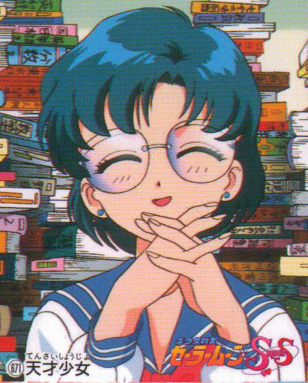 Ami with MANY books....